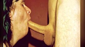 Goat Gags on Massive Cock Down Her Throat Deep