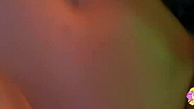 this sensual blonde angel with HUGE TITS gets her pussy wrecked by lesbian strapon babes