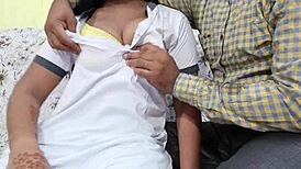 tuition teacher seduces student girl with promises and fixes her hairy pussy good 😩💦