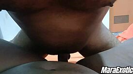 Rainy Morning Bareback Fuck Deep Creampie in Juicy BBW Milf Wet Pussy Moaning for Pregnancy