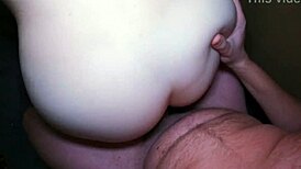 Neighbor's Wet Pussy Filled With Cum In Homemade Fuck