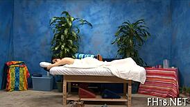 Free massage movie scenes reveal relaxing touches and sensual body oil applications