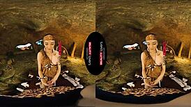 Realitylovers brunette gives pov blowjob handjob sex outdoor riding cowgirl in prehistoric cave