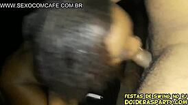 Condom Breaks In Wild Latina Wife Gangbang Cuckold