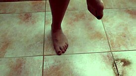 these sexy feet dance so hot babe