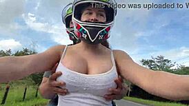 hot latina stepmom picks me up after college for taboo fun