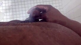 shower head makes me cum so hard in kinky lactating lesbian play?