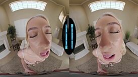 POV cute pigtailed Skylar Storm fucks roommate to pay rent