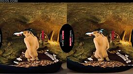 Realitylovers brunette gives pov blowjob handjob sex outdoor riding cowgirl in prehistoric cave