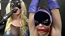 Batgirl Sarah Brooke Submits to Alura Jenson Domination Full Scene