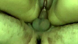 hot amateur girl lets guy cum all over her tight ass after anal