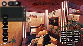 Massive BBC Pounds Horny White Roblox Bitch to Blackout