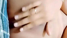 beautiful indian girl fingers tight juicy pussy solo first time cute natural tits