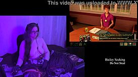 Fat brunette bares big natural tits in naked secrets playthrough