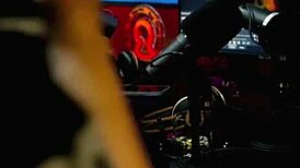 Natasha naturista surrenders to duo's podcast table caresses intimately