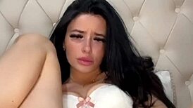 horny british teen coed squirts hard on webcam toys