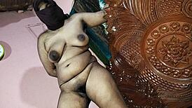 Newlywed Indian wife loves her husband's big cock pounding her tight pussy