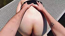 we almost got caught fucking wildly at the lake for public eyes