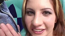 Cute 18-Year-Old Teen Gazes at Massive Black Cock in Shock