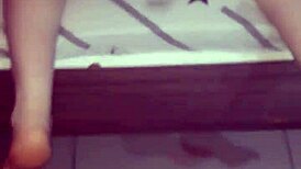 Black Cock Fucks Blonde Pussy Doggy Style