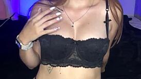 i get so horny watching this pretty sexy teen tease her wet pussy and jerk off to orgasm damn