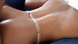 african babe screams juicy doggystyle creampie on couch