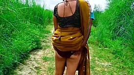 Desi Bhabhi's Steamy Jungle Fuck With Cute Stud