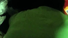 skinny ebony pussy gapes under bbc doggystyle destruction