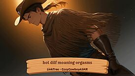 Hot DILF moans wildly through multiple orgasms