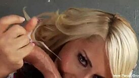 Blonde Parody Babe's BIG TITS BOUNCE During Hard BONING