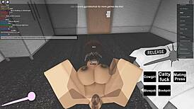 Young Gamer Girl's Naughty Roblox Roleplay Adventure Unfolds In Secret