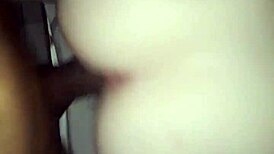 Black Cock Fucks Blonde Pussy Doggy Style