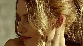 petite belarusian teen gerda rubia 18+ strips naked, rubbing happily all over