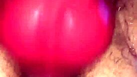 hairy bbw milf's soaked pussy gets fisted until she squirts wildly