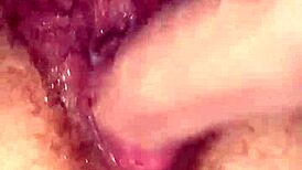 hairy bbw milf's soaked pussy gets fisted until she squirts wildly