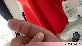 WOW! PENNY BARBER DEEPTHROATS MASSIVE COCK AND SQUIRTS WILD POV MILF APPETIZER!