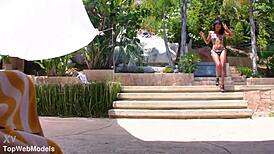 neela sky's petite indian body takes huge cock pov facial