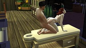 innocent massage turns into wild sims 4 pounding frenzy
