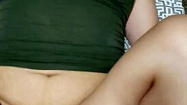 Busty native milf flaunts big tits ass and feet for creampie