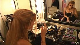 Car Shoot Evolves Into Playful Interracial Lesbian Fingering Session