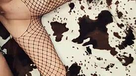 fishnets hug her milf ass begging for raw anal pounding!