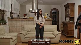 raw mommy4k fucks up the test with intense cougar pounding