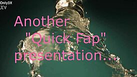 quickfap tori black's solo toy play in stockings