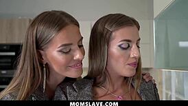 those sexy milfs ride their stepsons cocks while gaming turns into hardcore orgy