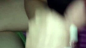 watching porn she massages my cock then milks every drop with handjob cumshot 😍💦