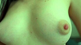 oh god these perfect small puffy nipples on her 18+ tits got me so hard already