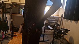 kit willer spreads ripped stockings ass for honey's monster cock anal cum in kitchen