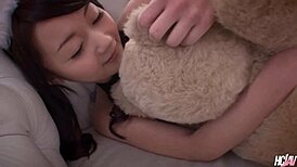 cute 18+ japanese slut chinami kasai spreads small tits for uncensored group creampie pounding