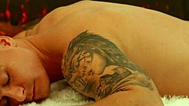 she thought it was just erotic massage but ended up slurping huge cock blowjob with messy finish riding rough