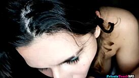 russian beauty gets fucked hard by boyfriend wet pussy deepthroat riding bedroom amateur couple